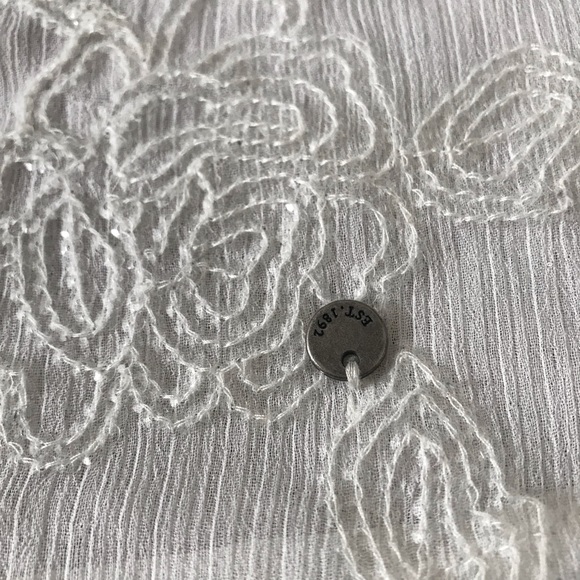 SOLD Abercrombie & Fitch SOLD See Through White Tank Top - Picture 3 of 6